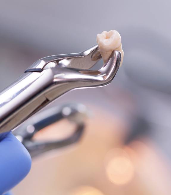 Dentist treating a patient